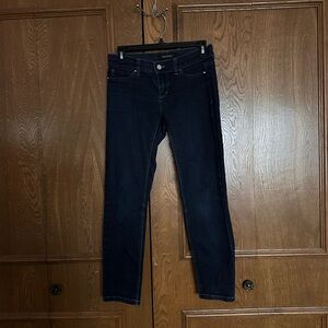 White House Black Market Dark Indigo Skinny Jeans